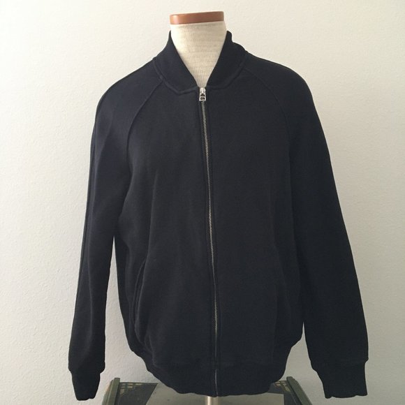 Wilfred Free Black Zip-up with Skeleton Design - Picture 2 of 7